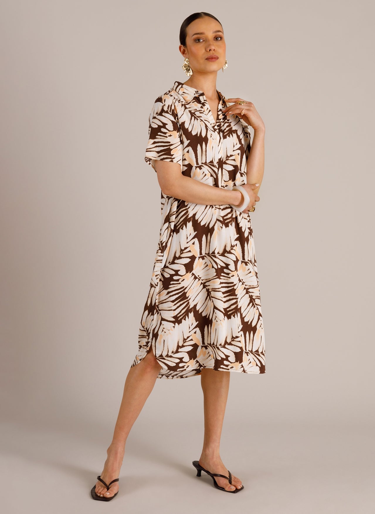 Tereza Essential | Coffee Brown/Multi-C