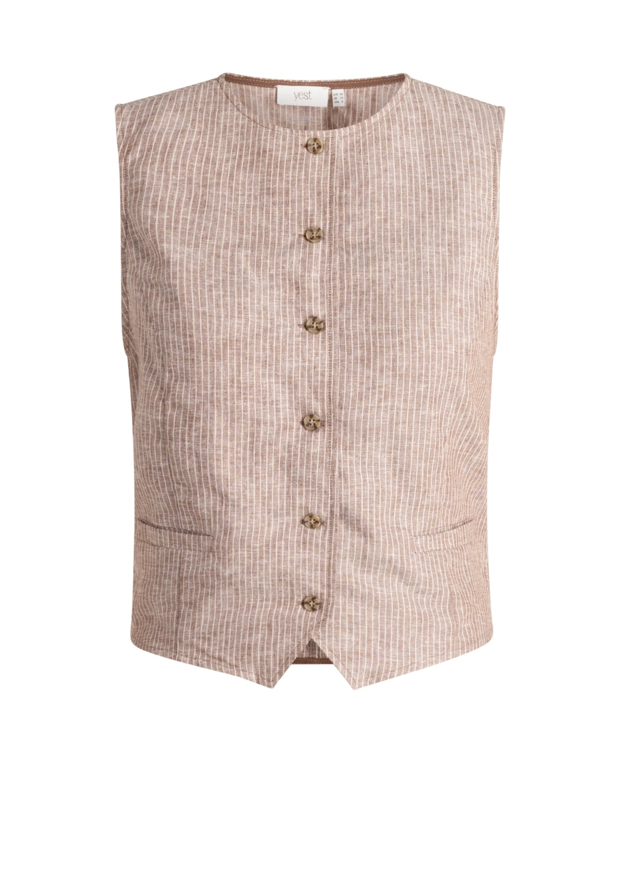 Malia | Coffee Brown/Off Whi
