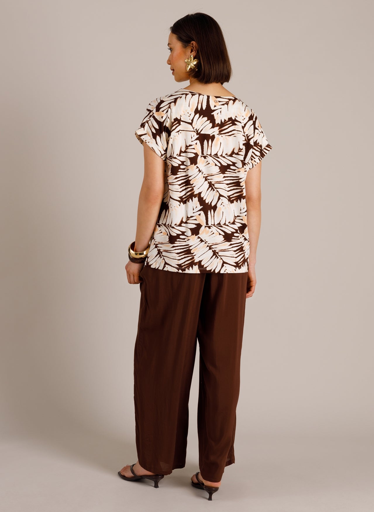 Tamsin Essential | Coffee Brown/Multi-C