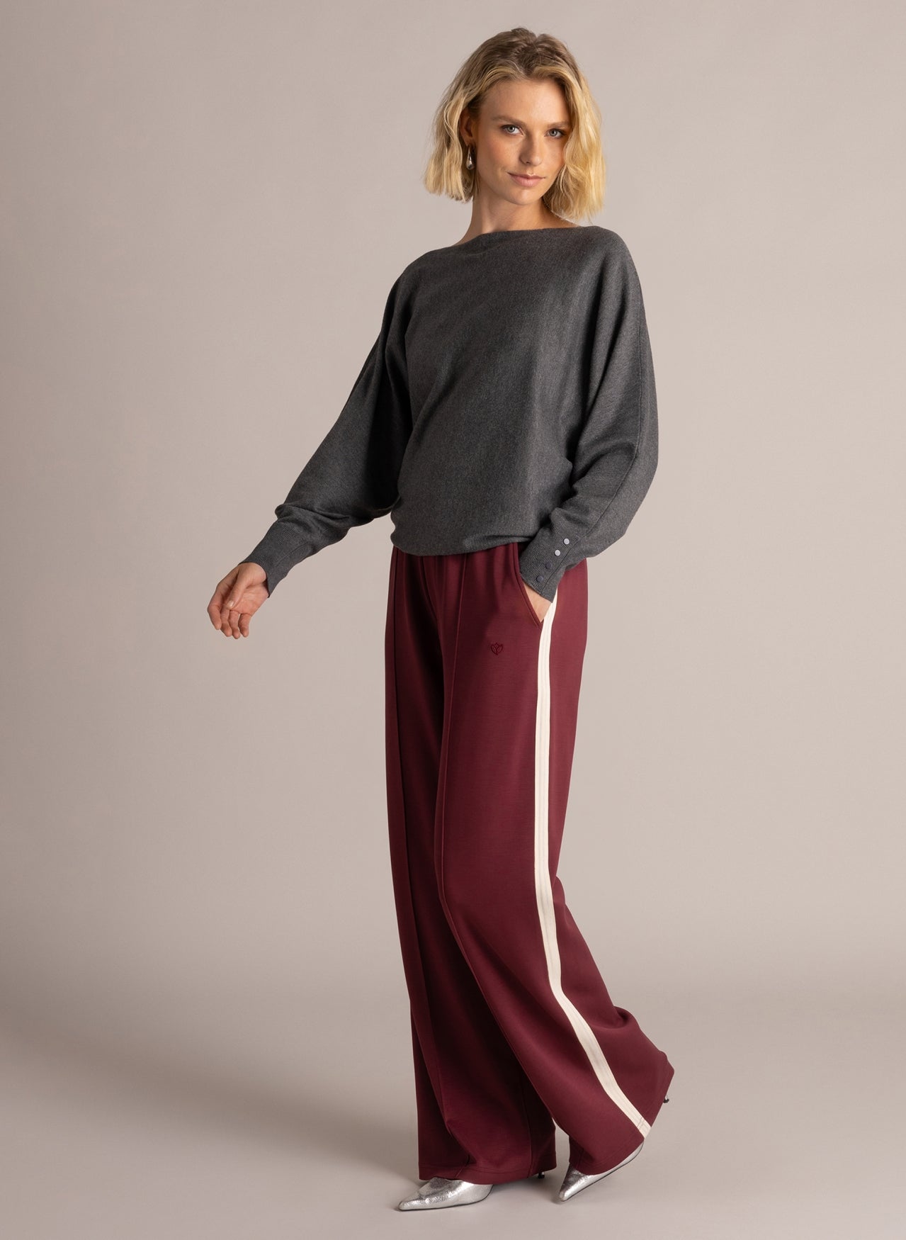 Ilma Essential | Wine Red/Beige Cream