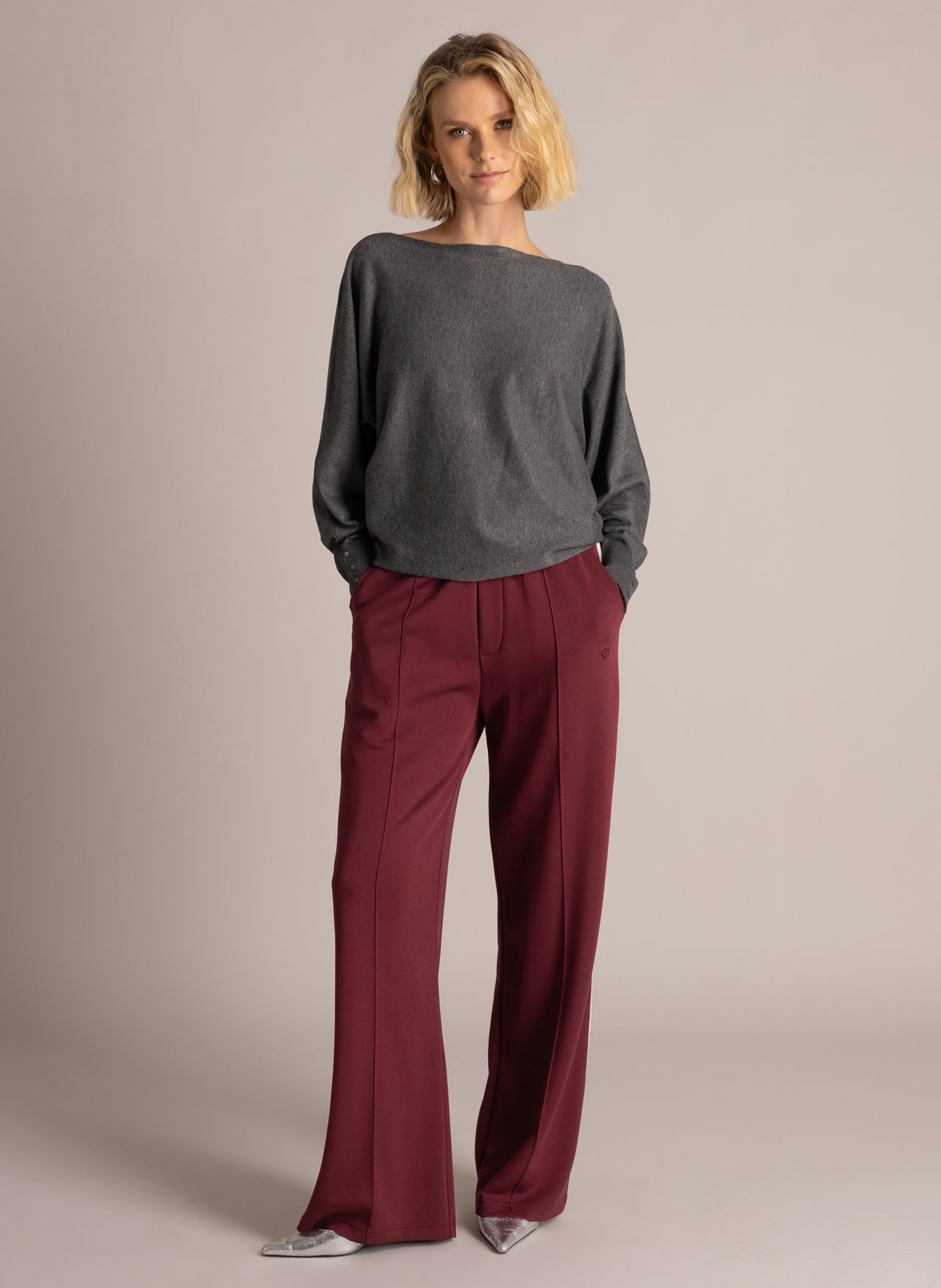 Ilma Essential | Wine Red/Beige Cream