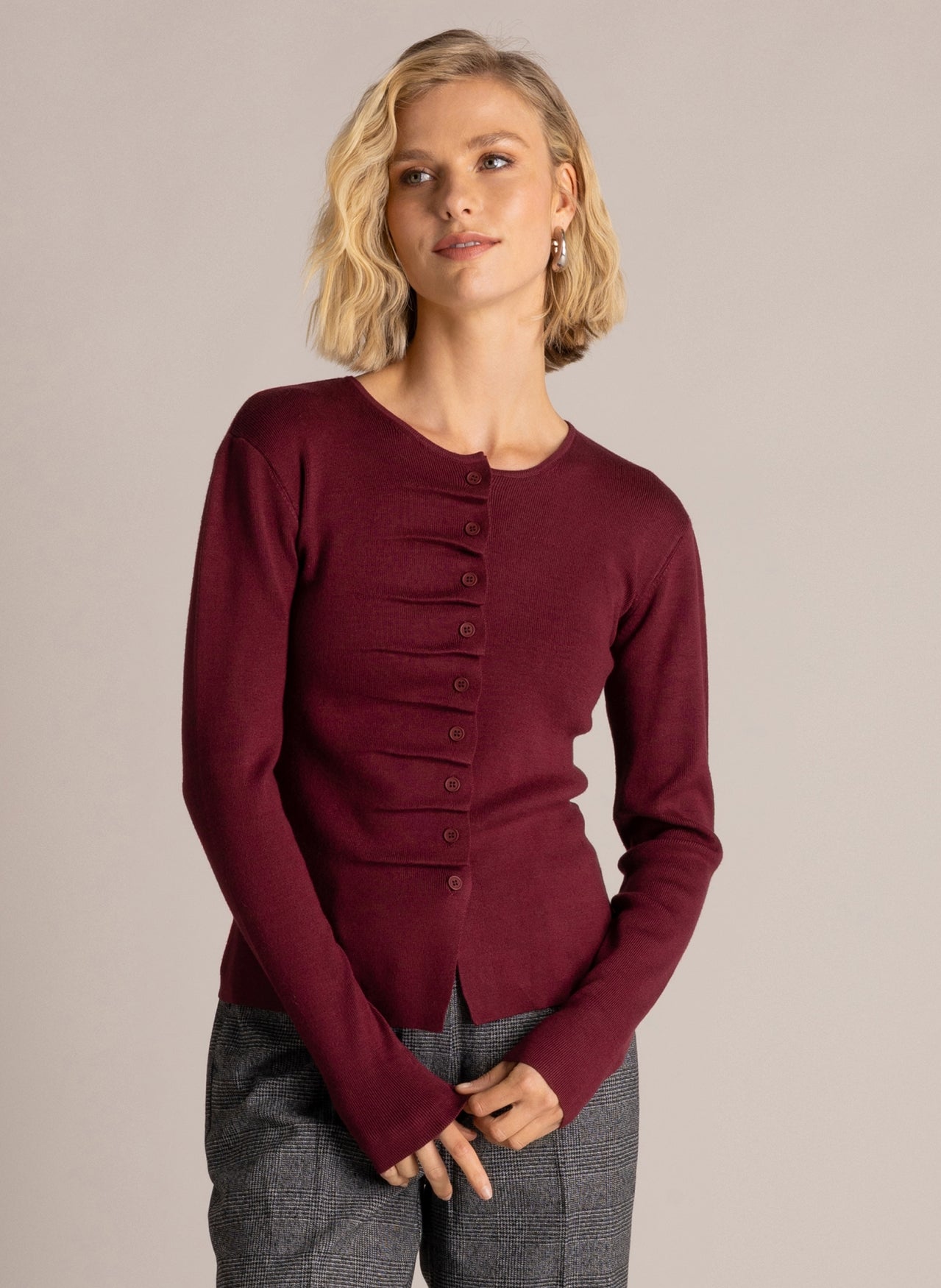 Sara | Wine Red