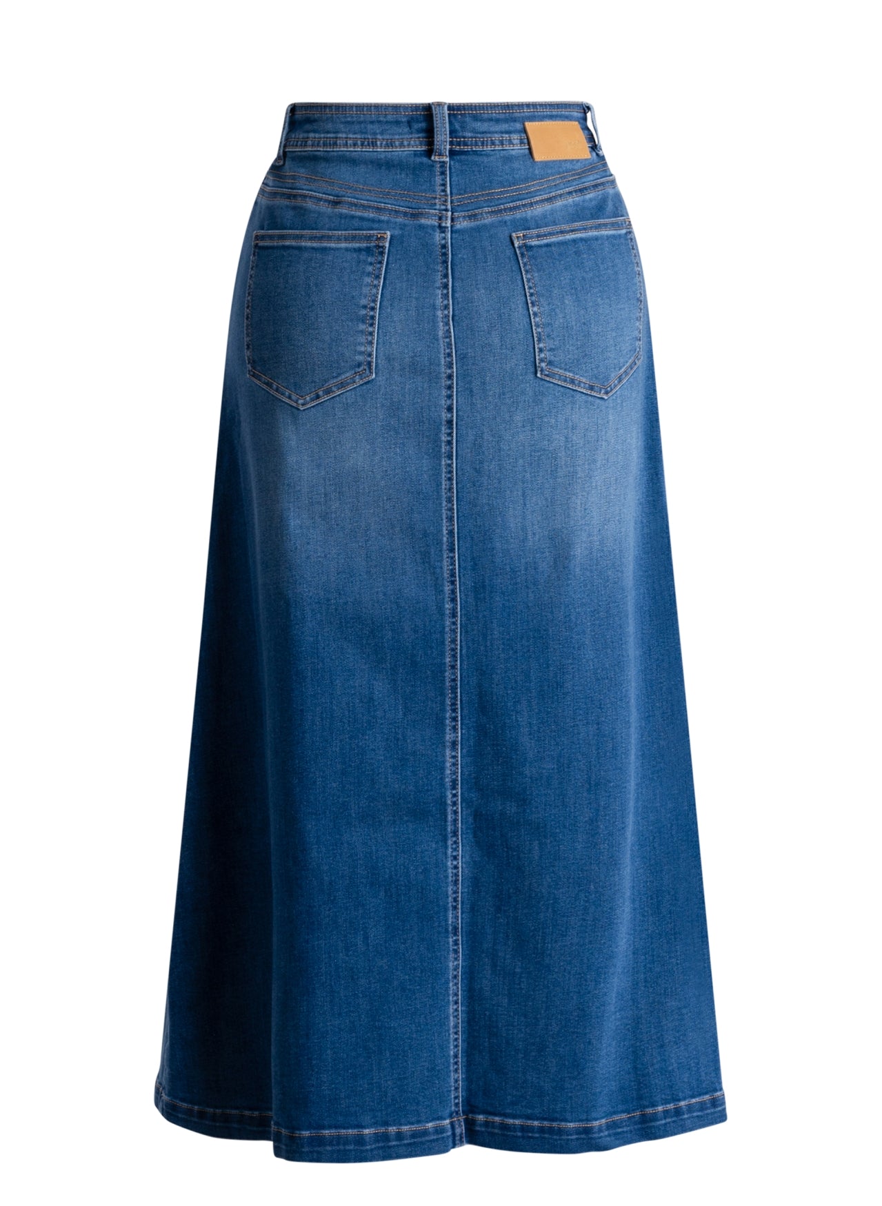 Chloé ライトブルーデニムスカート Chloe Essential | Dark Stone Wash Deni