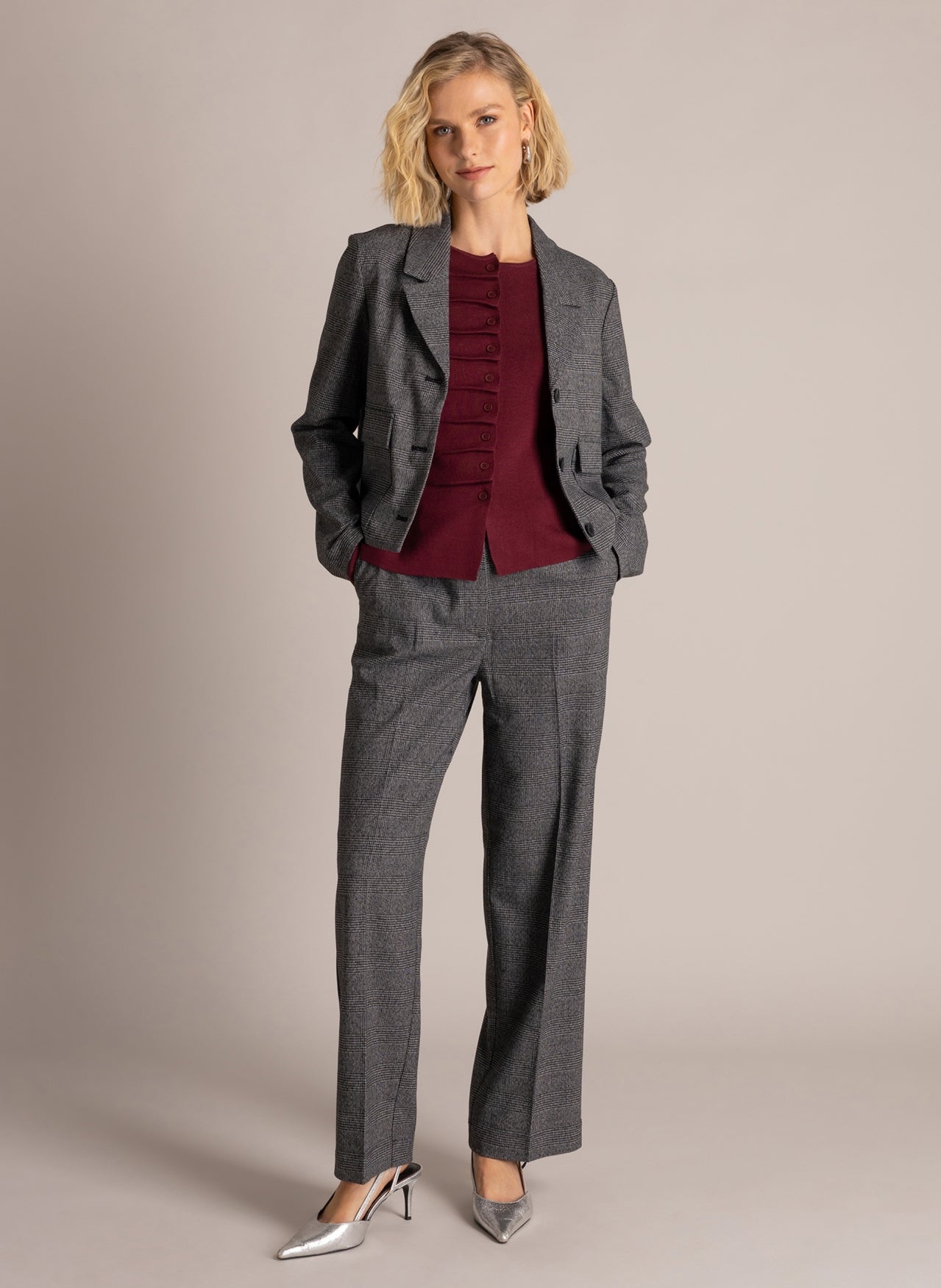 Sylvie | Dark Grey/Multi-Colo