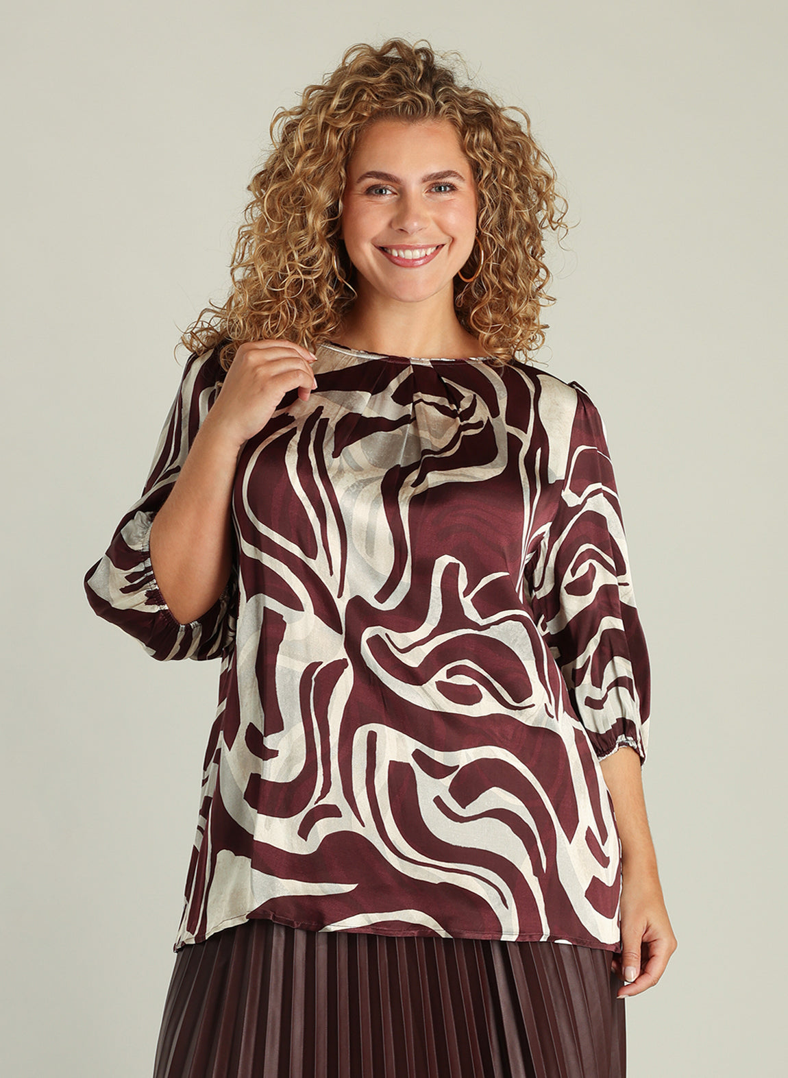 Galina | Dark Bordeaux/Multi