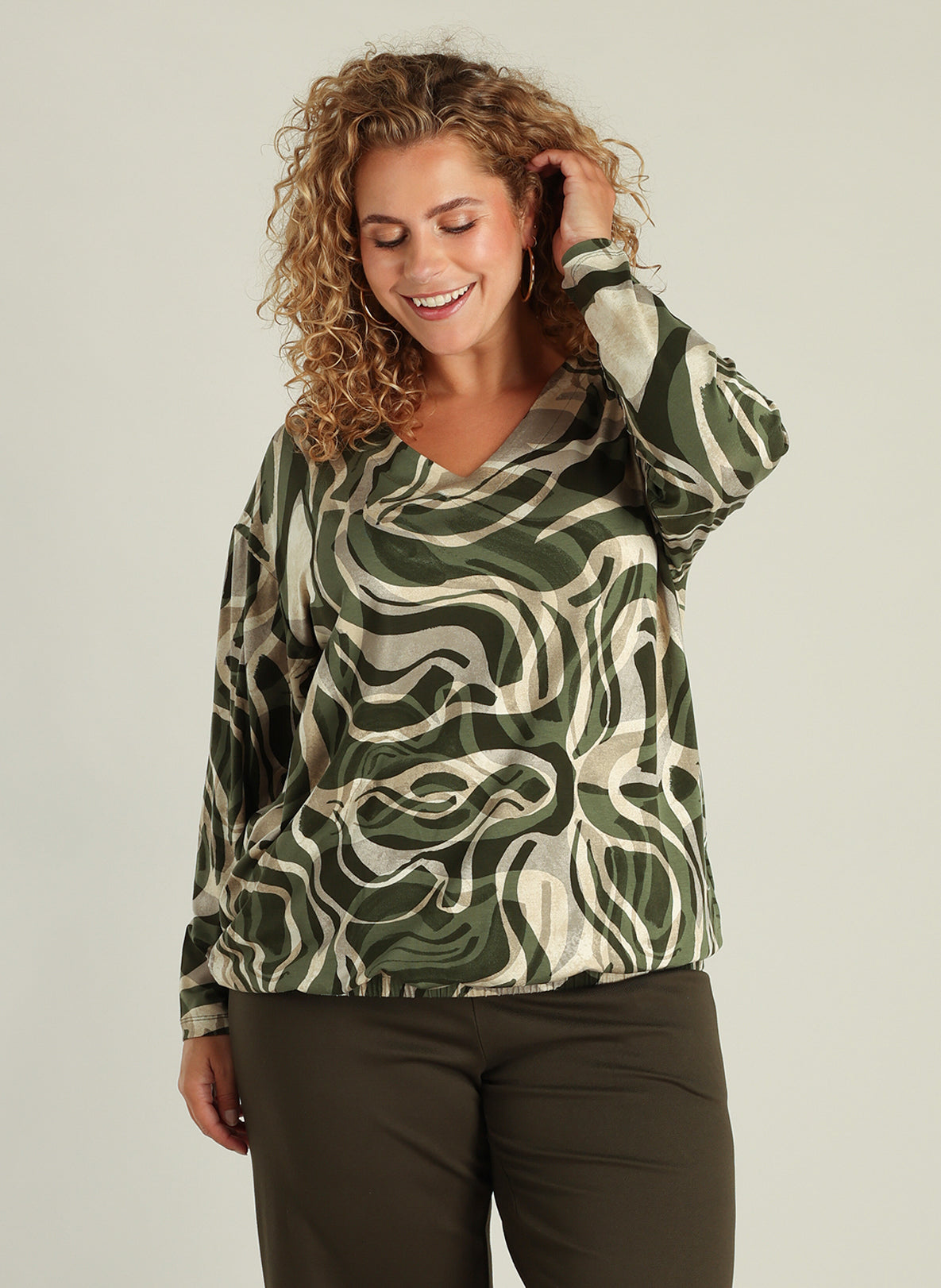 Gwynne | Army Green/Multi-Col