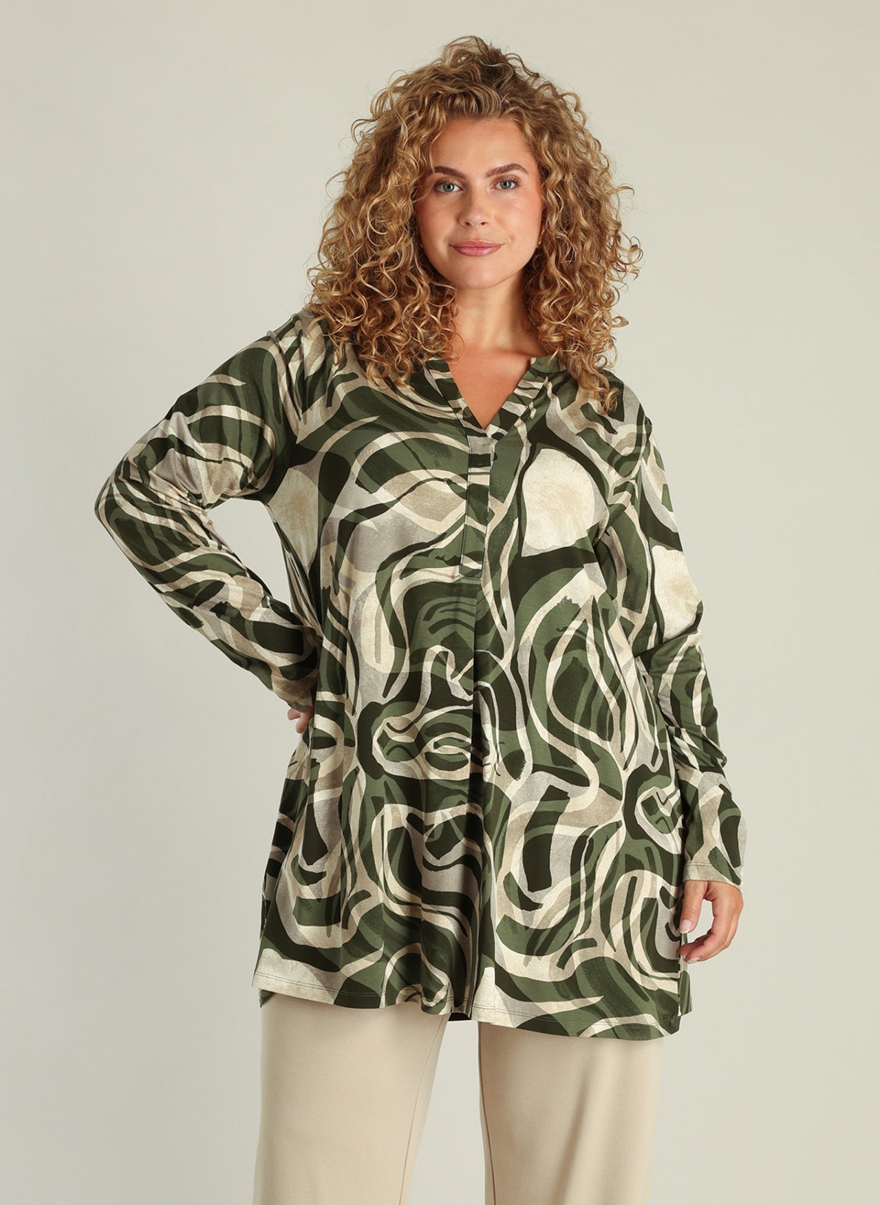 Violette Essential | Army Green/Multi-Col