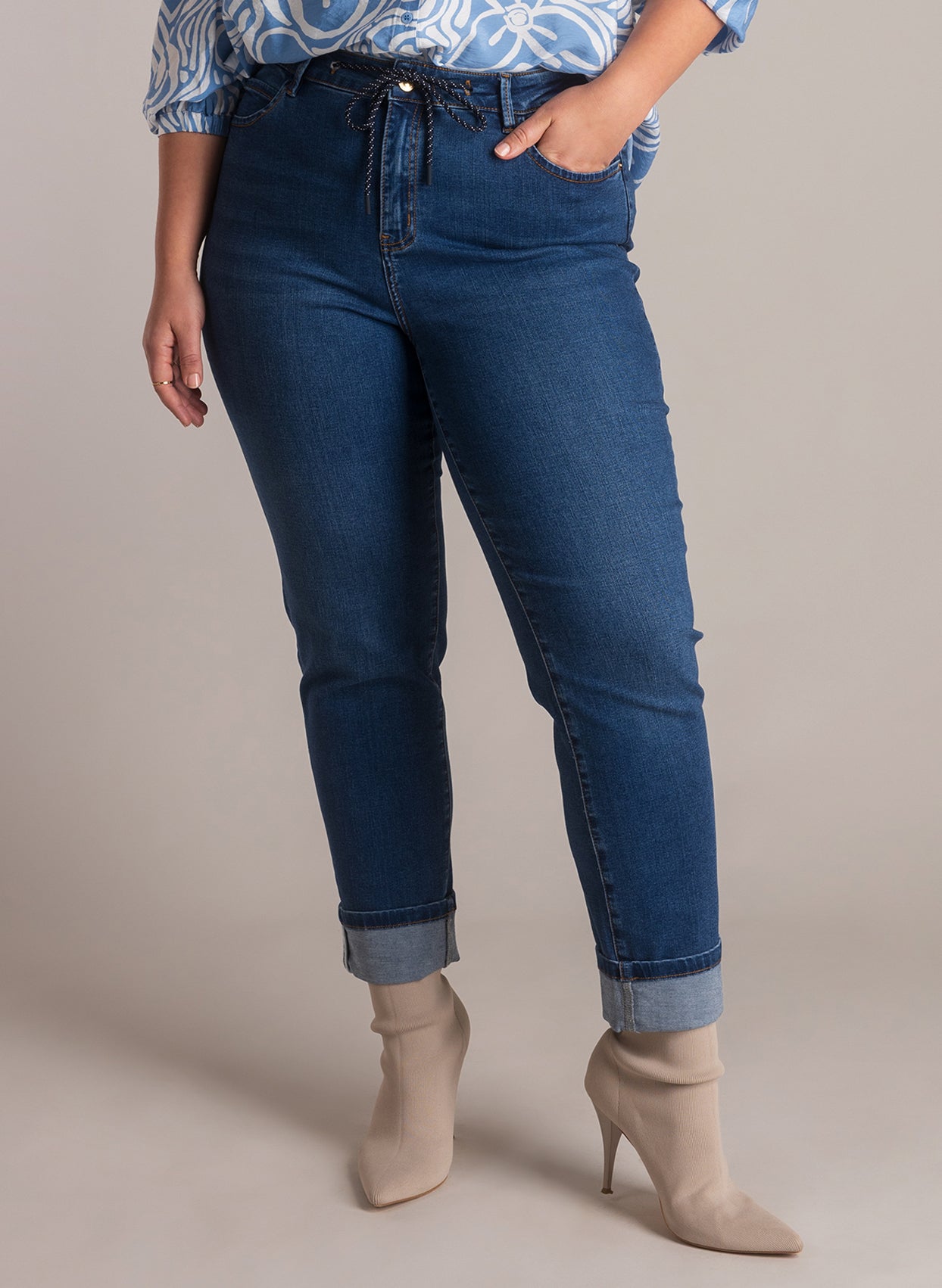 Violet Essential | Denim Stone Wash Blu