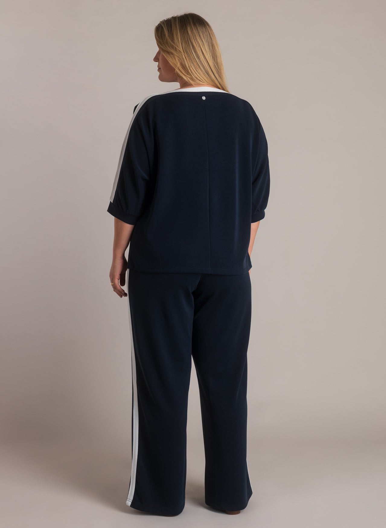 Joana | Navy/Off White