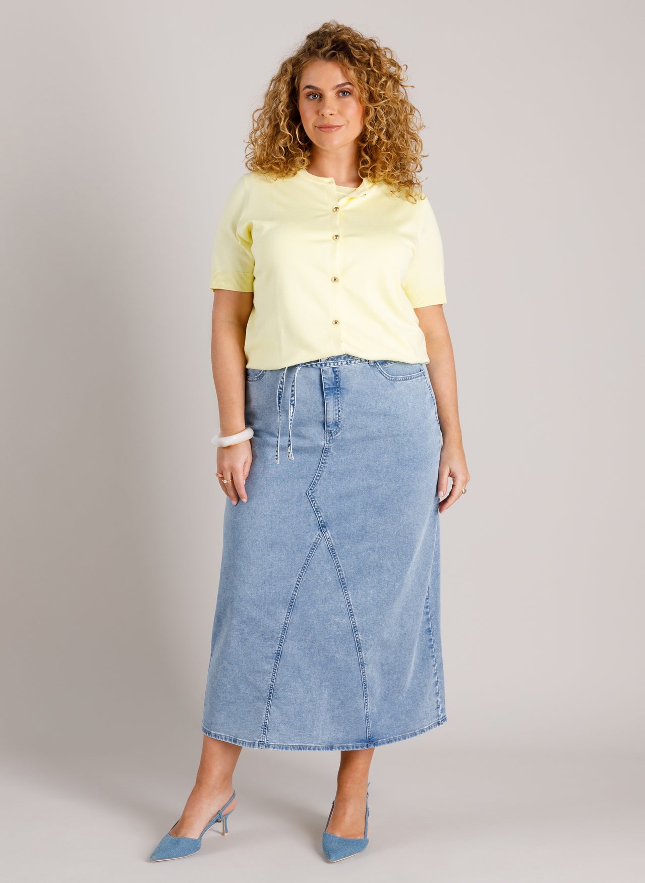 Wiebke Essential | Bleach Blue Denim