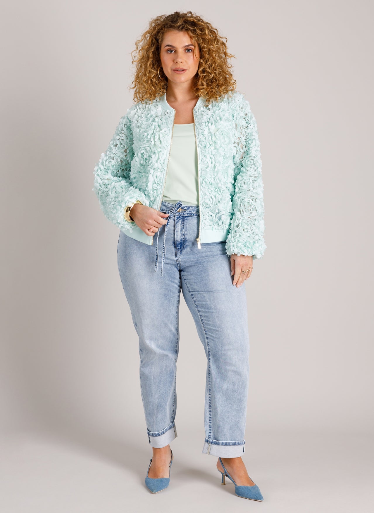 Violet Essential | Bleach Blue Denim