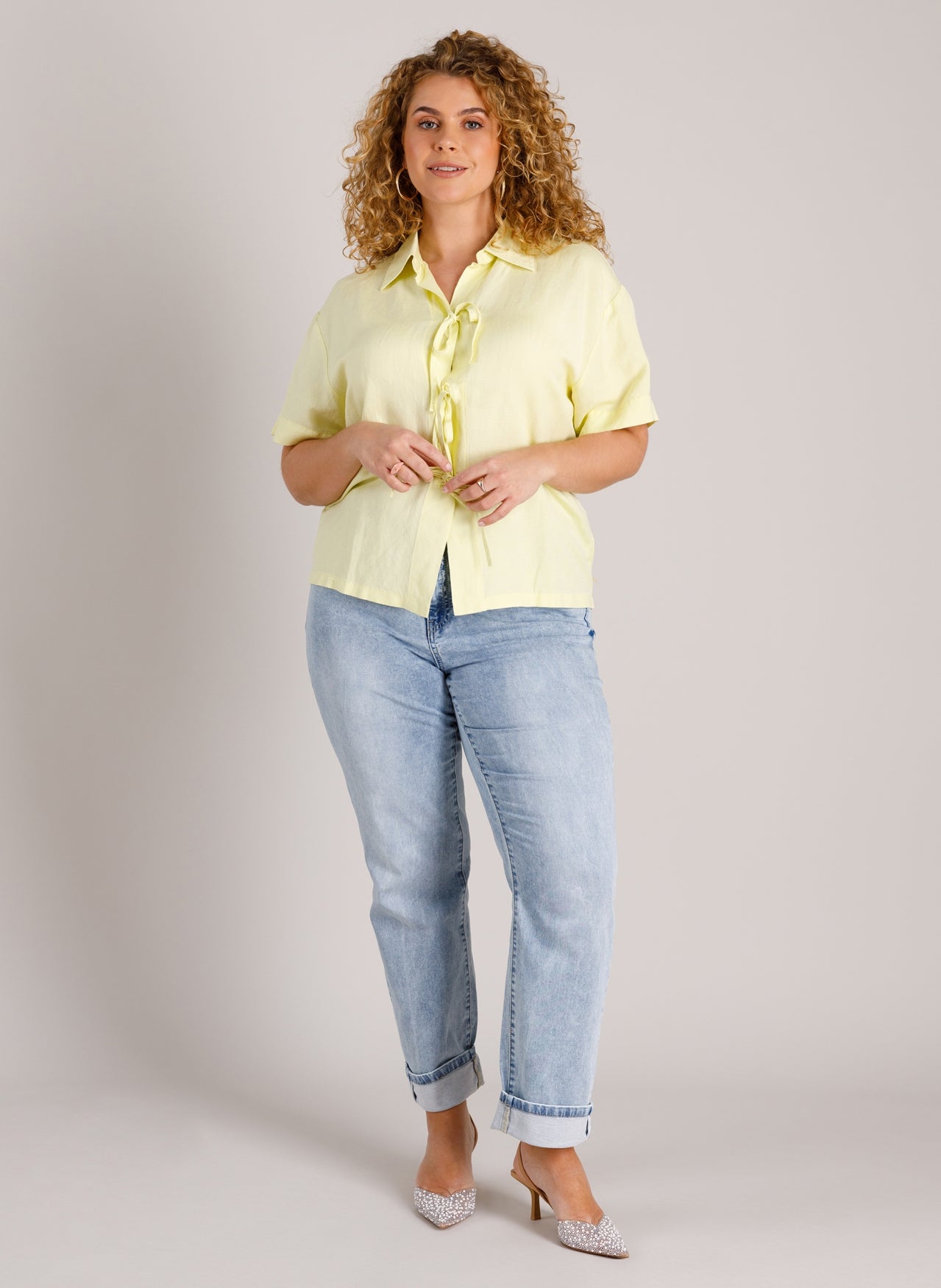 Violet Essential | Bleach Blue Denim