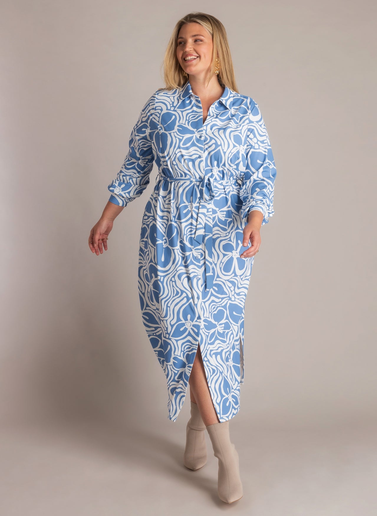 Nicole Essential | Uniform Blue/Off Whi