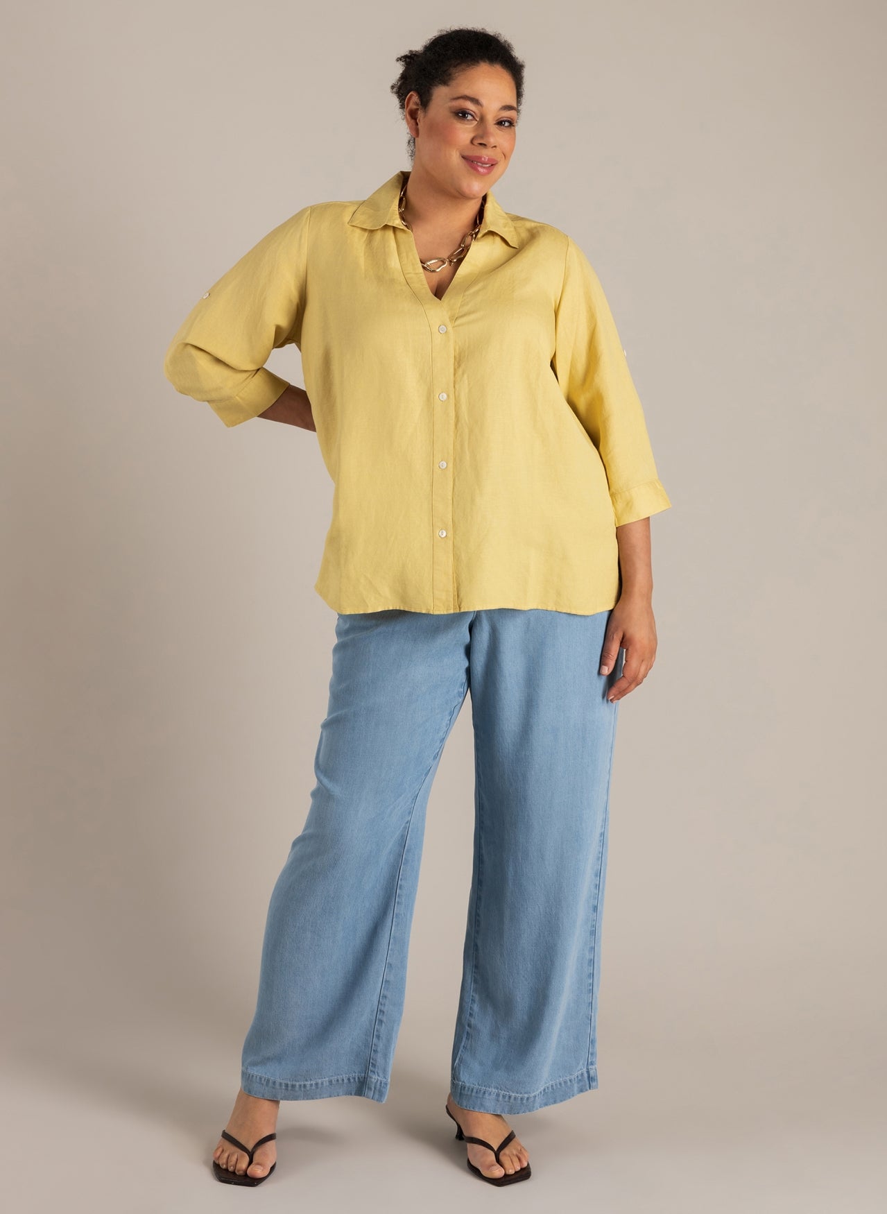 Nelia | Raffia Yellow