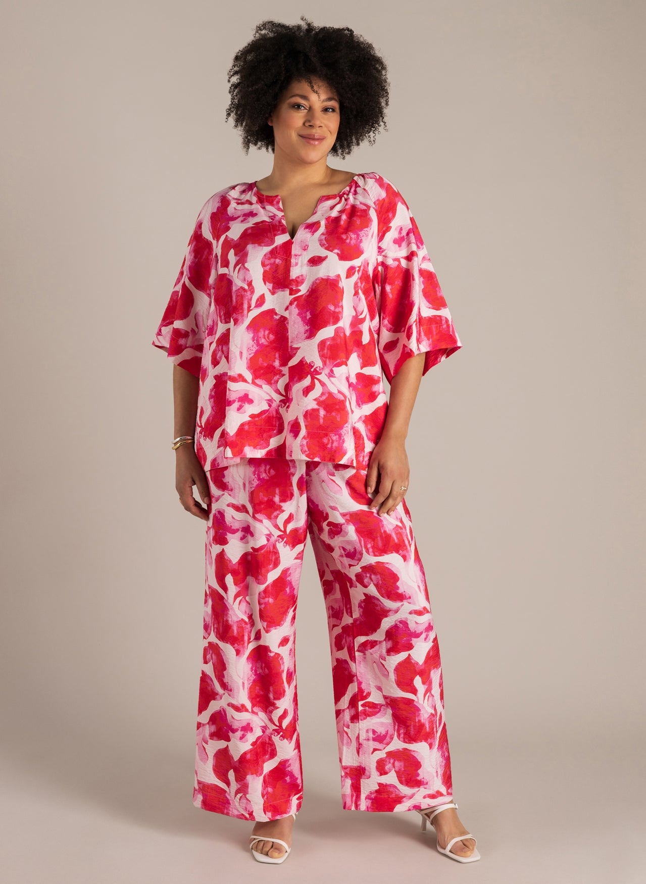 Norah | Bright Pink/Multi Co