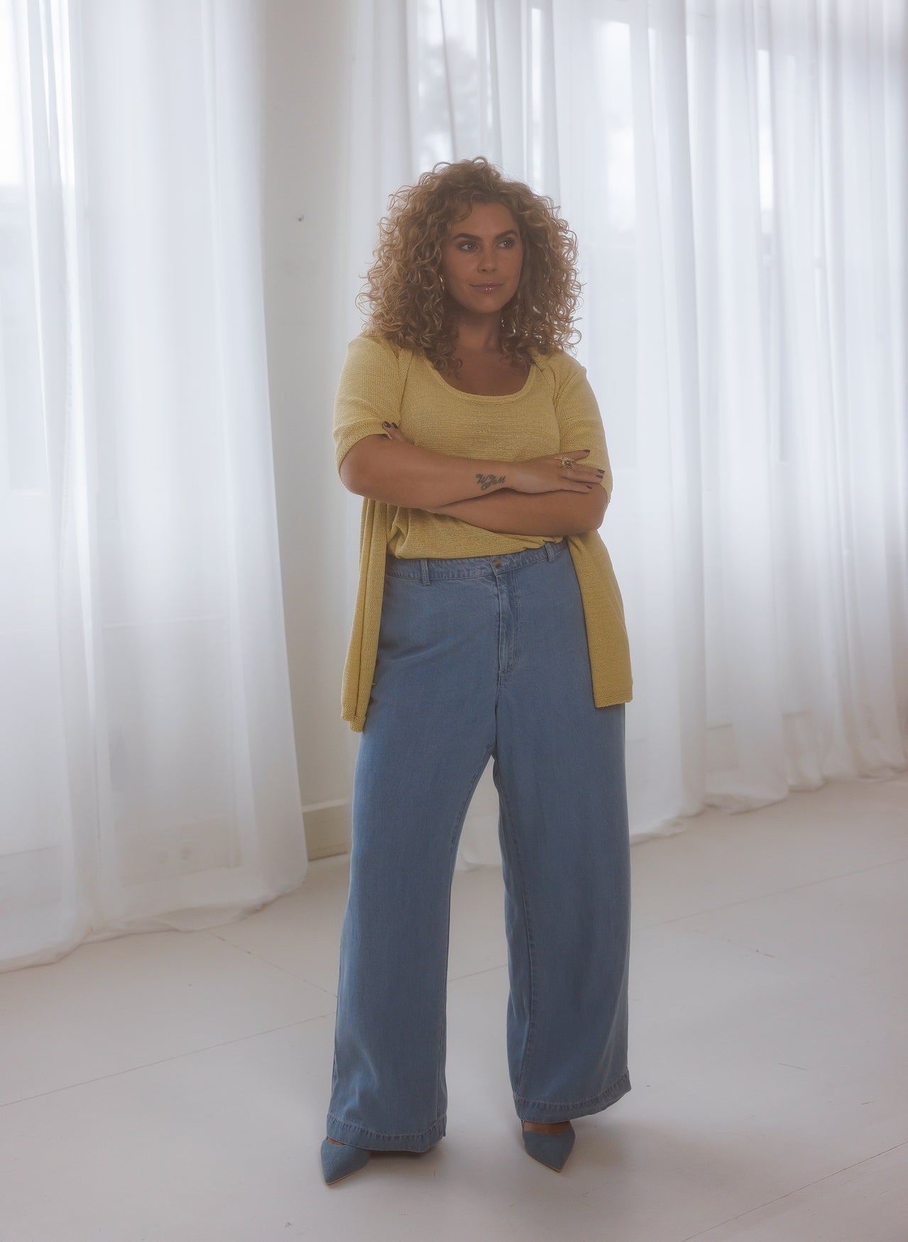 Nathalie | Light Denim Bleached