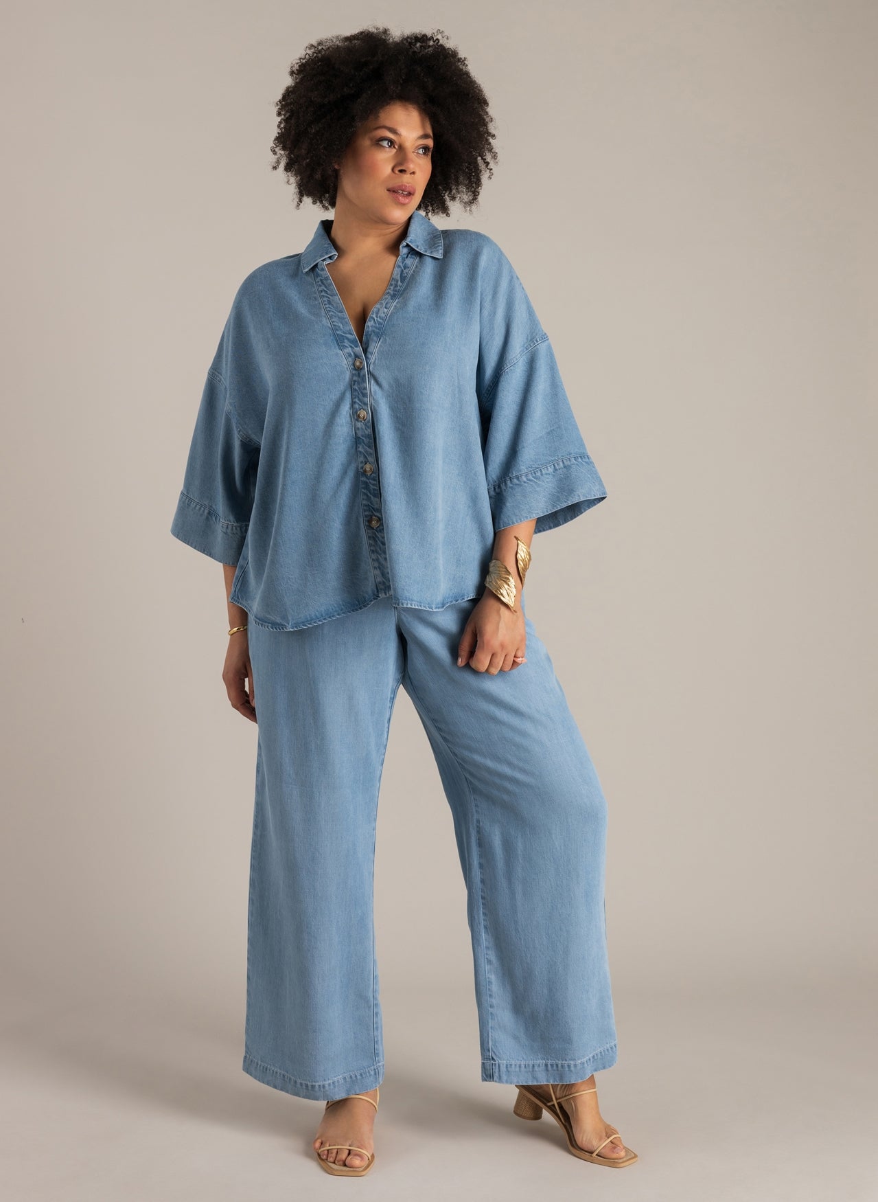 Nathalie | Light Denim Bleached