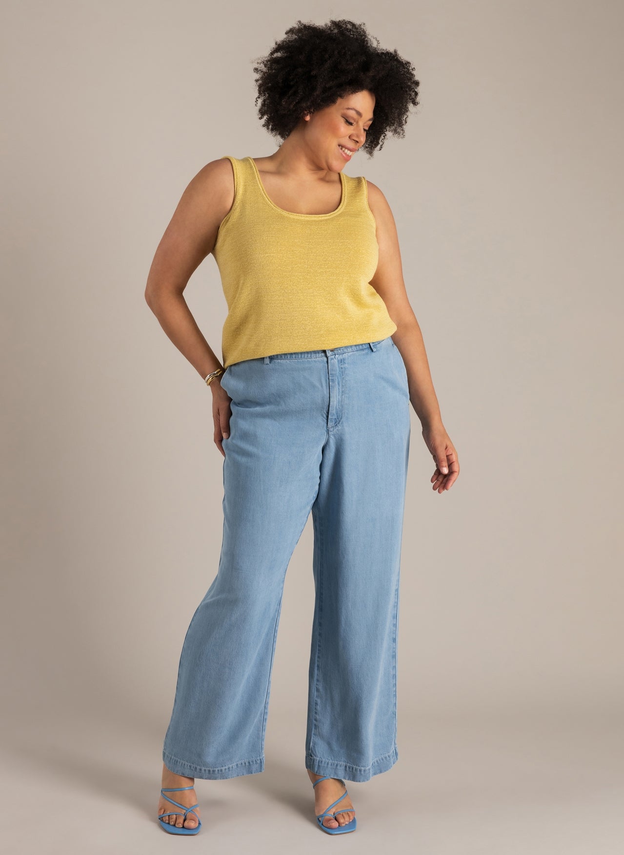 Nathalie | Light Denim Bleached