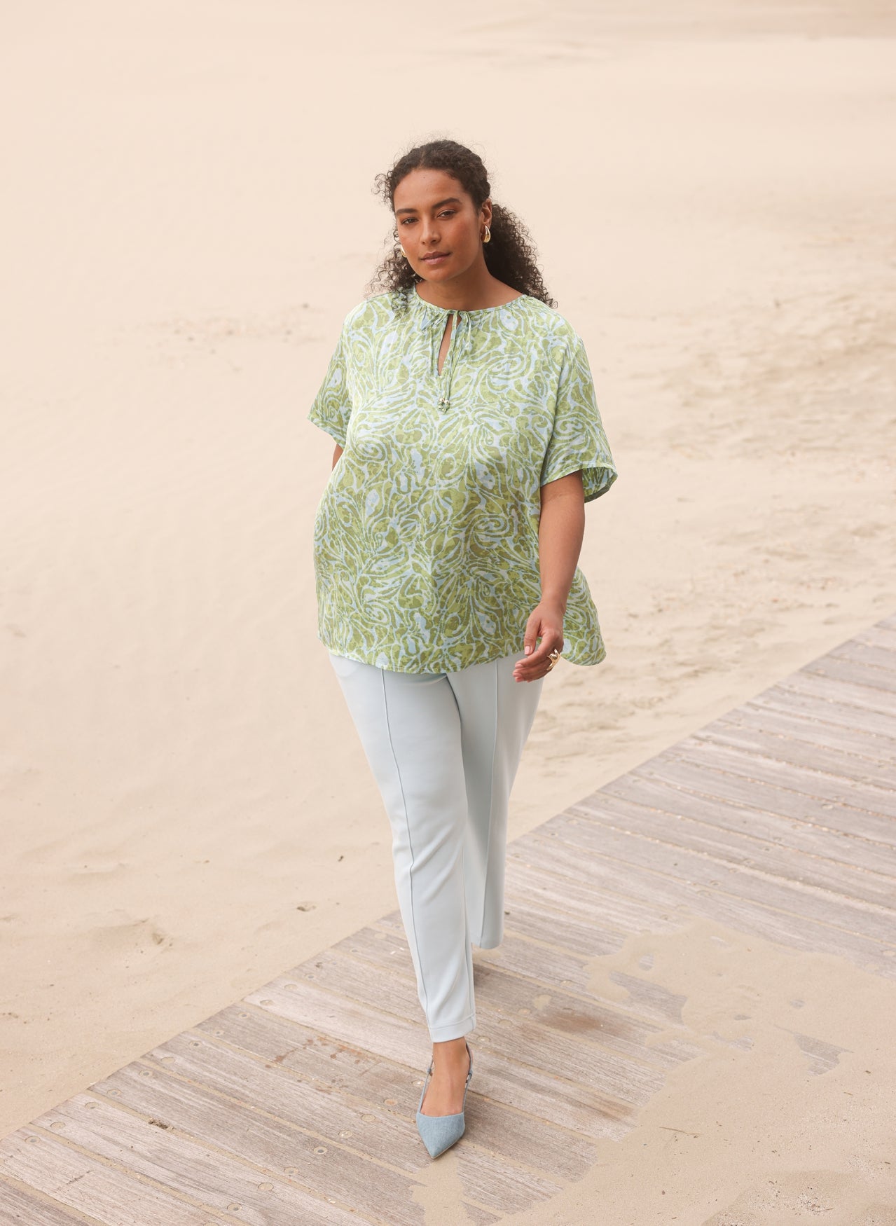 Lara | Botanic Green/Multi