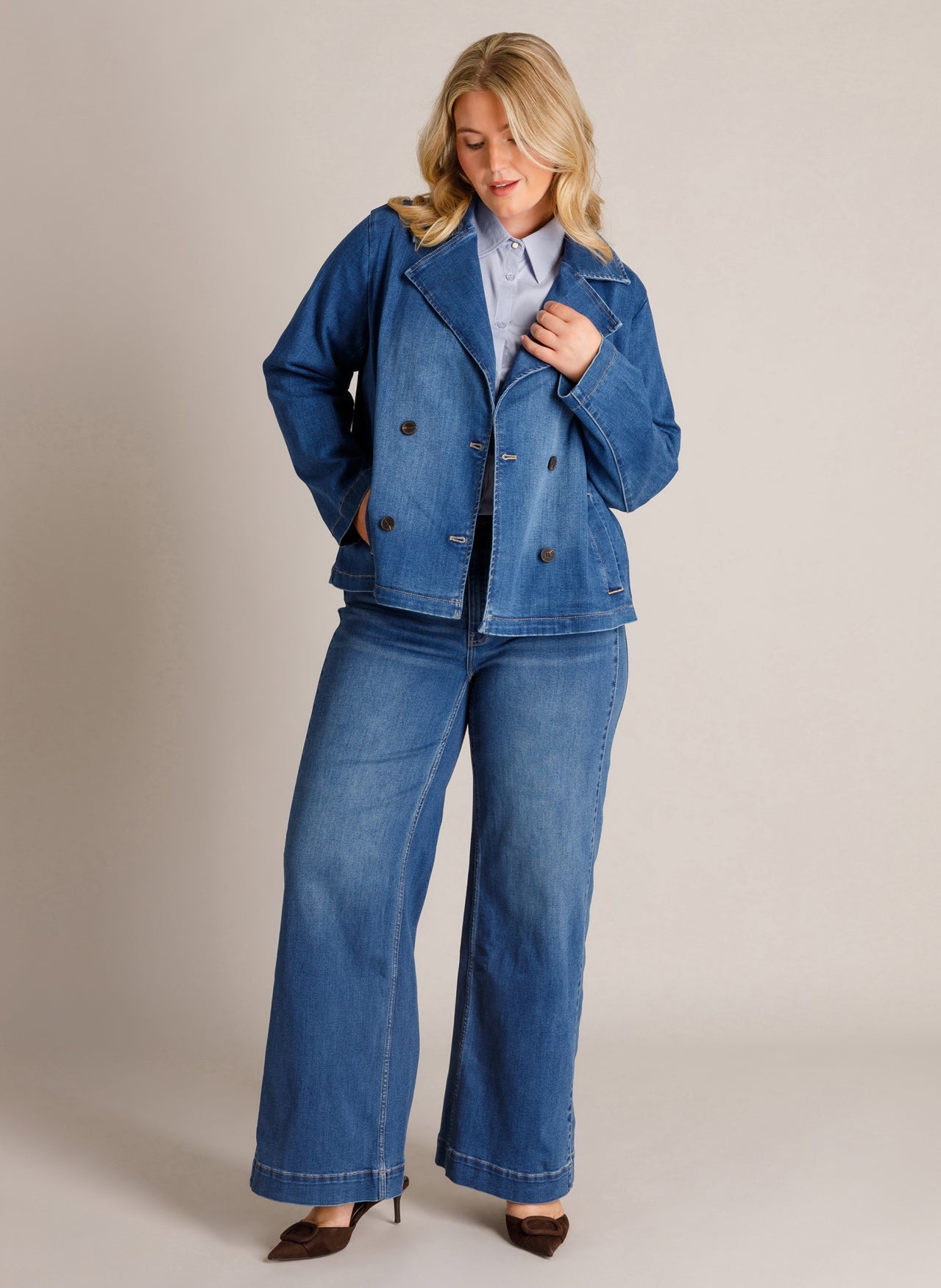 Titia | Dark Stone Wash Deni