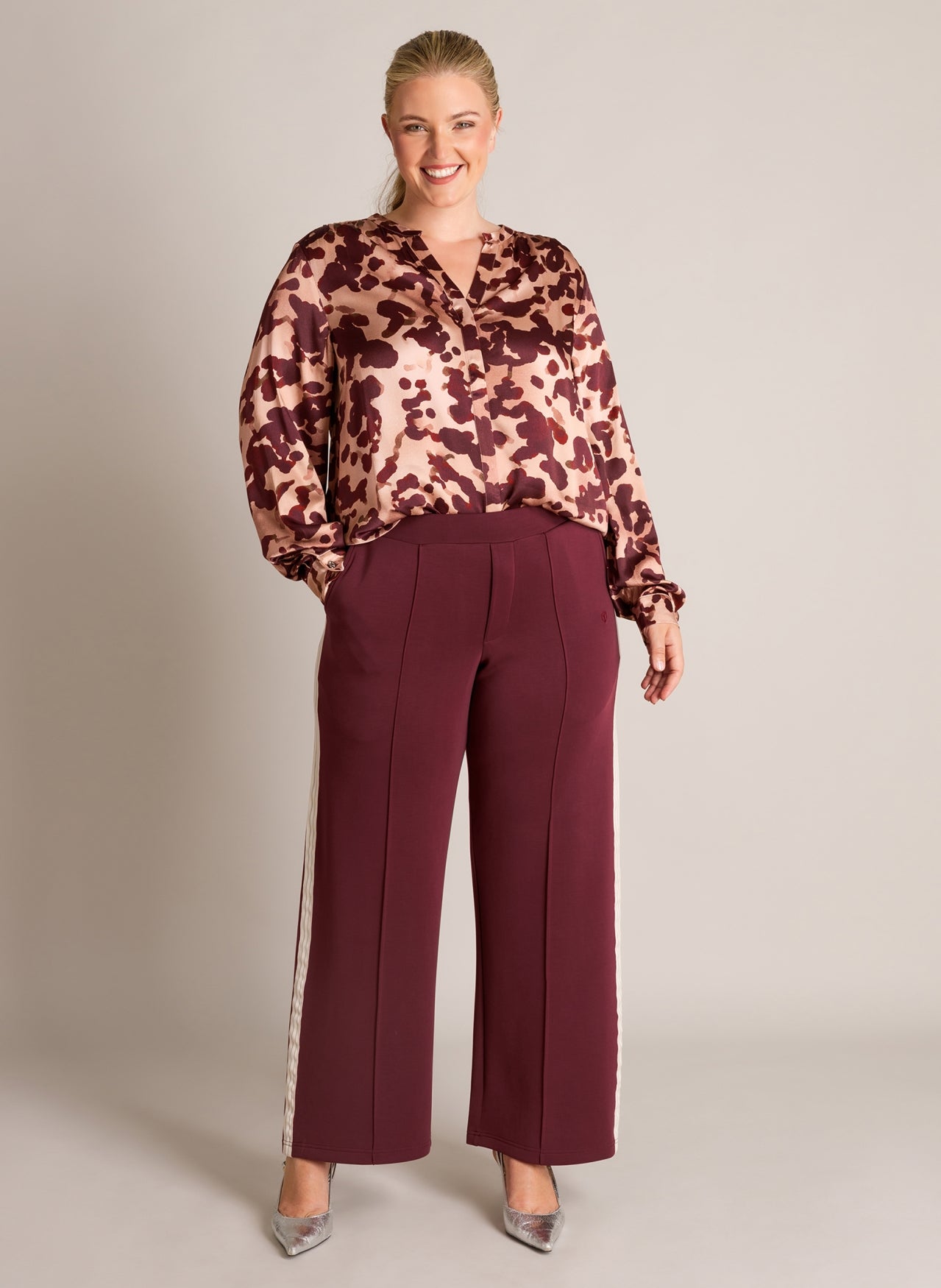 Tarin | Wine Red/Multi Colou