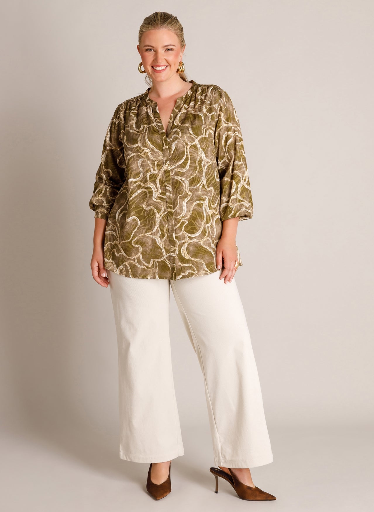 Tiney | Grey Olive/Multicolo
