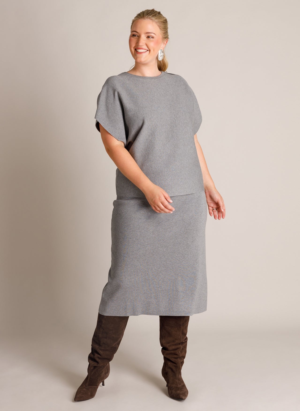 Tessa | Grey Melange