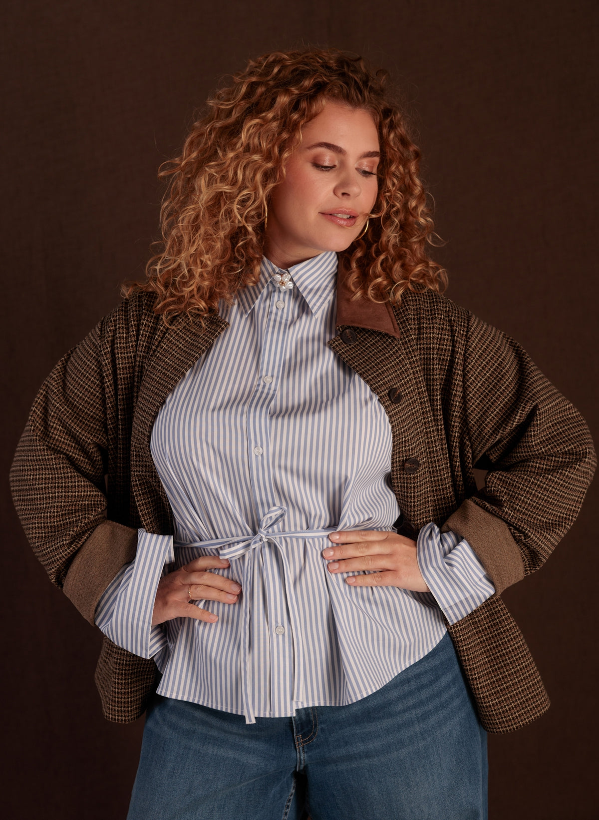 Thessa | Mocca Brown/Multi Co