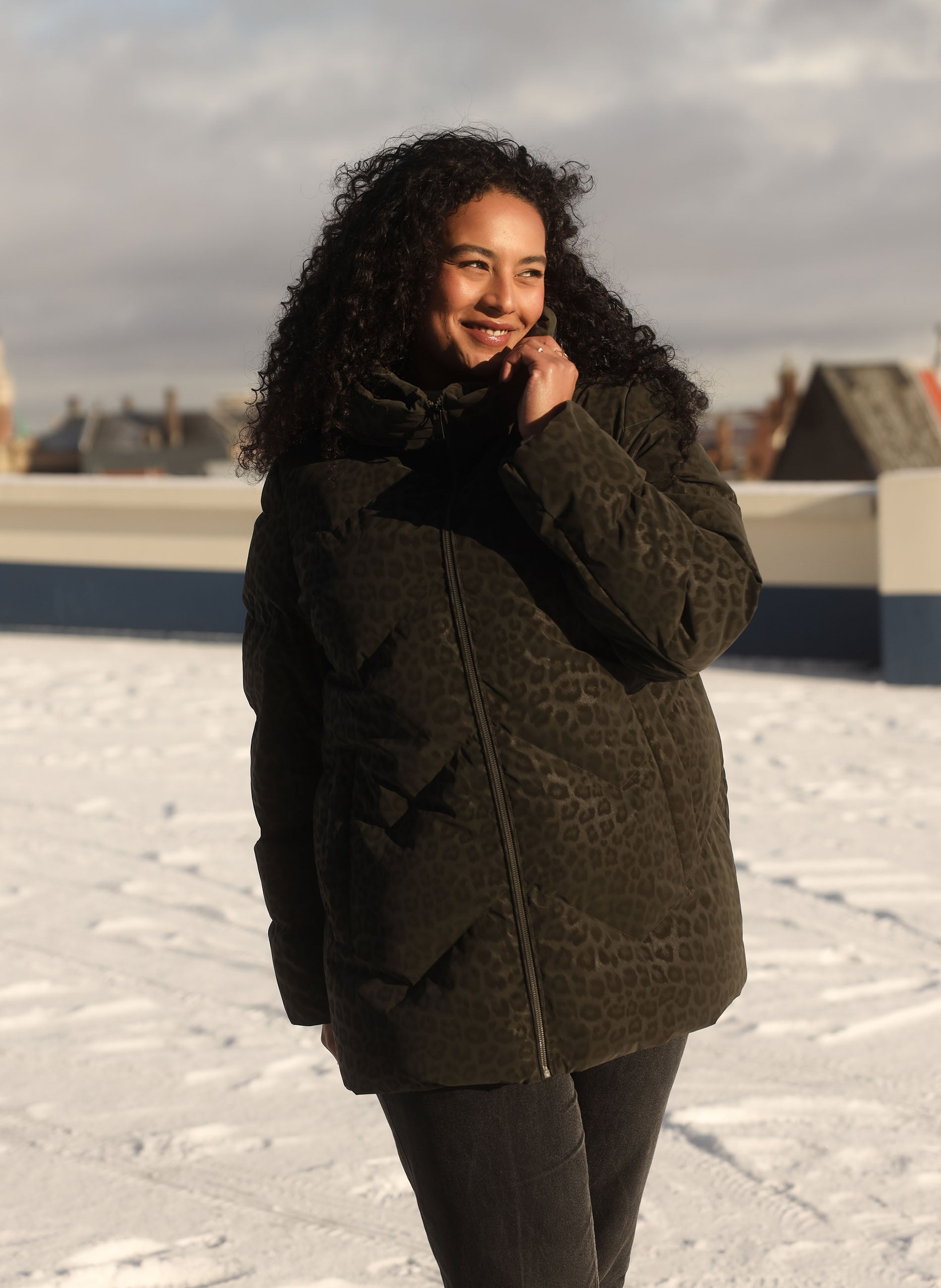 Rosa | Dark Olive/Multi col