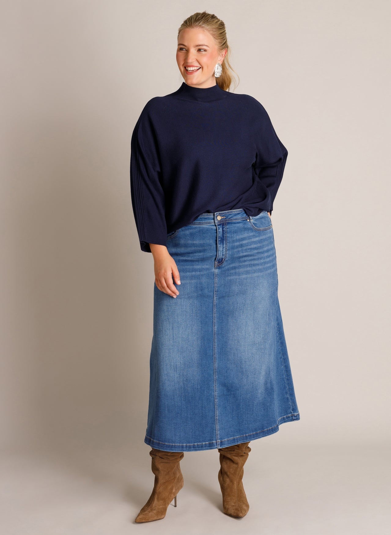 Ginevra Essential | Dark Stone Wash Deni