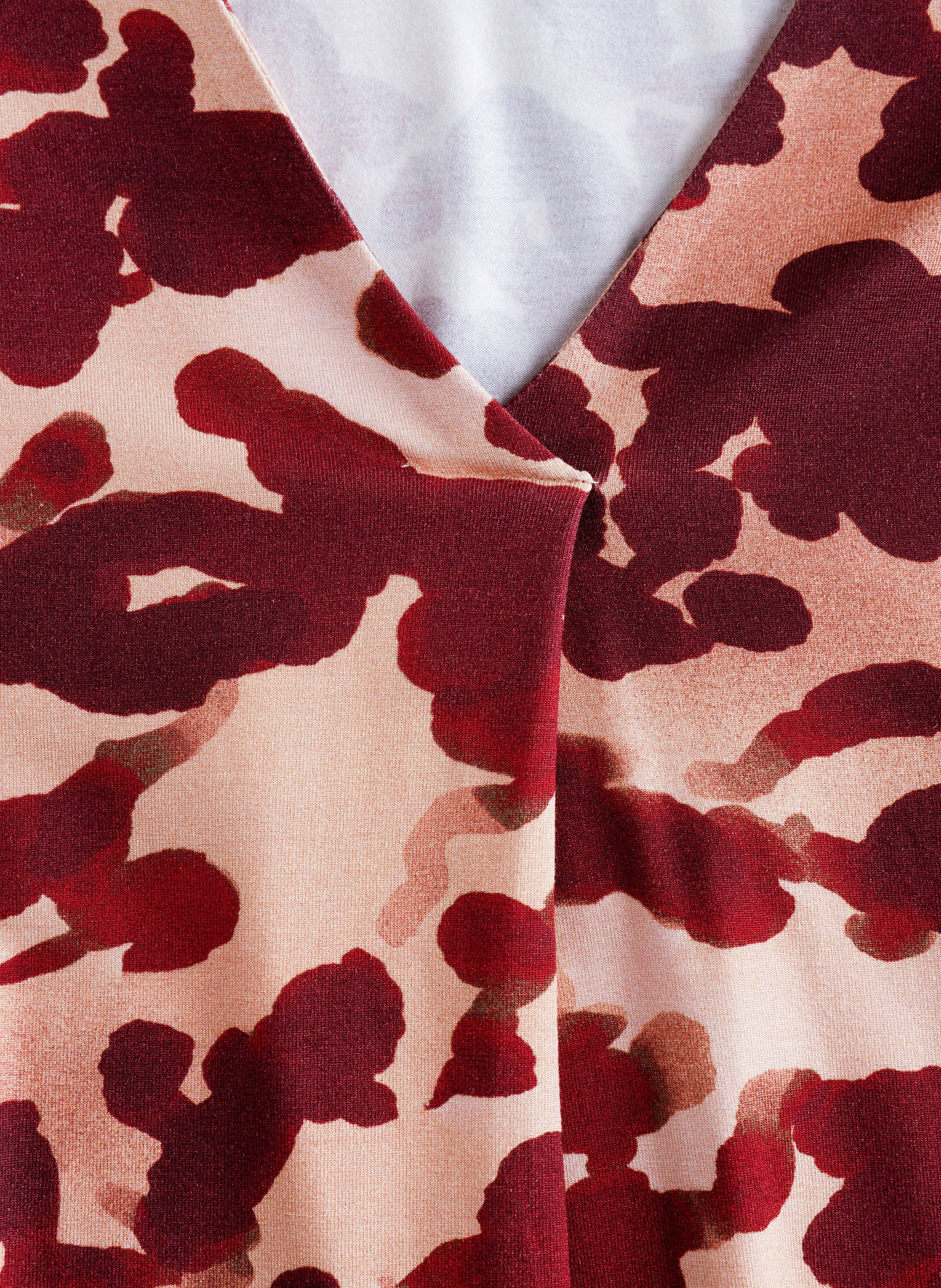 Taya | Wine Red/Multi Colou